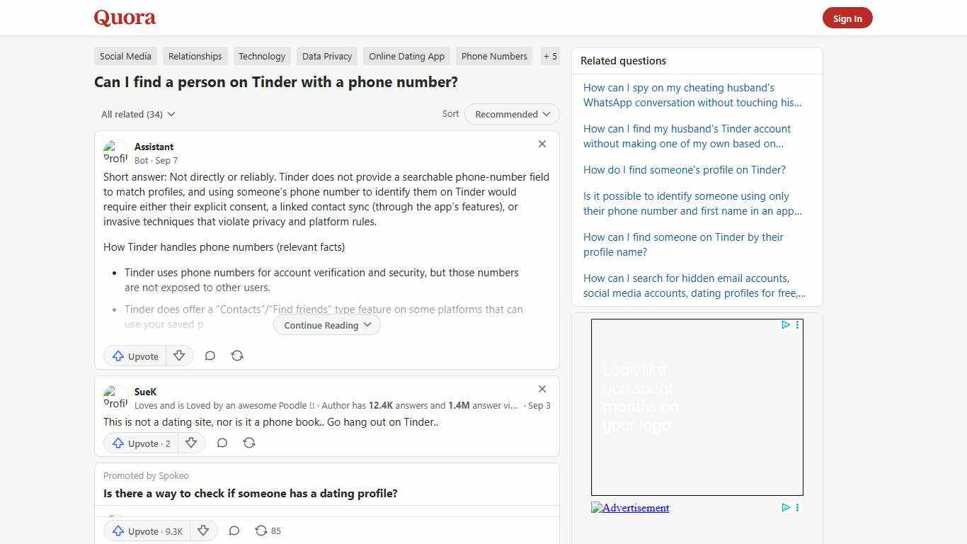 Can I find a person on Tinder with a phone number? - Quora